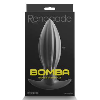 Renegade BOMBA Black Large Butt Plug