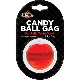 Candy Ball Gag Strawberry Flavour
