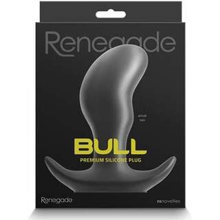 Renegade BULL Black Medium Butt Plug