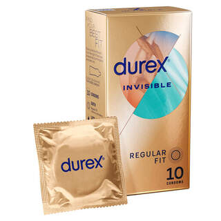 Durex Invisible Regular Fit 10pk Condoms