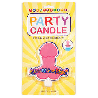 Make a Wish and Blow Party Penis Candle 