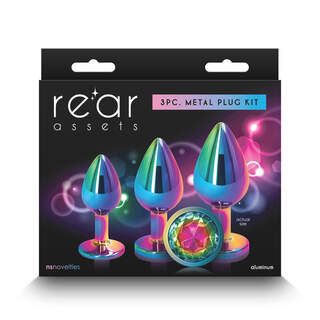 Rear Assets Training Kit - Multicolour Rainbow 3pk