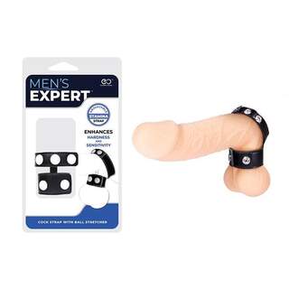 Men's Expert Cock Strap with Ball Stretcher