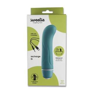 Sweetie G Rechargeable Vibrating Bullet Teal
