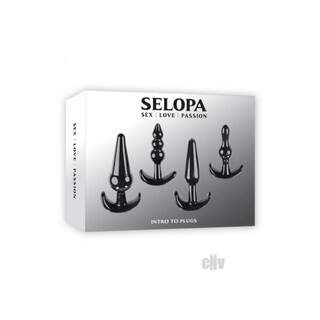 Selopa Intro to Plugs 4pk Black